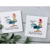 I May Look Calm But In My Head I Have Pecked You 3 Times Rooster Sandstone Coasters