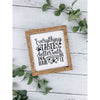 Everything Tastes Better With Dog Hair In It Subway Tile Sign