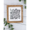 Everything Tastes Better With Dog Hair In It Subway Tile Sign