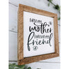 First My Mother Forever My Friend Subway Tile Sign