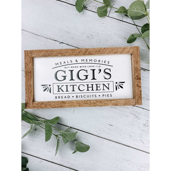 Gigi's Kitchen Subway Tile Sign