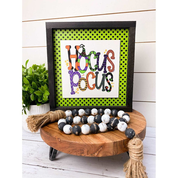 Hocus Pocus Halloween Wood Sign