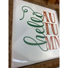 Hello Autumn Fall Subway Tile Sign