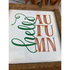 Hello Autumn Fall Subway Tile Sign