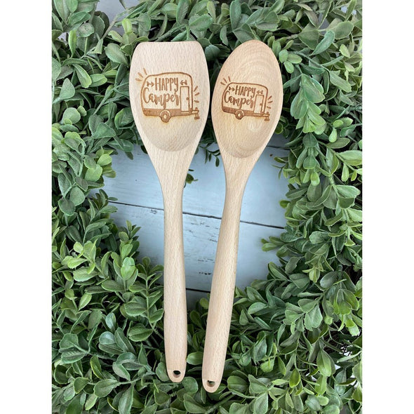 Happy Camper Wooden Spoon