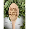 I Love You Like Biscuits & Gravy Wooden Spoon