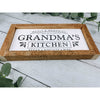 Grandma's Kitchen Subway Tile Sign