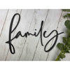 Family Wood Cut Word (cottage)