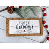 Happy Holidays Subway Tile Sign