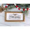 Candy Cane Lane Subway Tile Sign