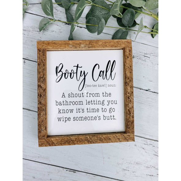 Booty Call A Shout Out From The Bathroom Subway Tile Sign