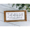i will walk by faith subway tile sign