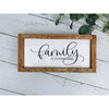 Family Is Everything Subway Tile Sign