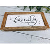 Family Is Everything Subway Tile Sign
