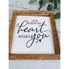 God Knew My Heart Needed You Subway Tile Sign