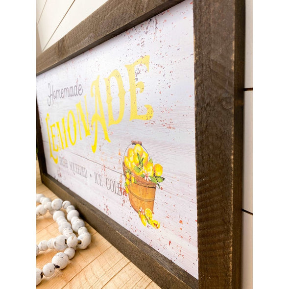 Homemade Lemonade Summer Sign