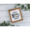 Coffee Scrubs & Rubber Gloves Subway Tile Sign