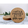 I Used To Be Married  But I Am Better Now Cork Coasters