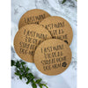 I Just Want To Be A Stay At Home Dog Mom Cork Coasters