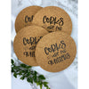 Corks Are For Quitters Cork Coasters