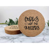 Corks Are For Quitters Cork Coasters