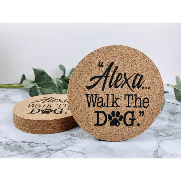 Alexa Walk The Dog Coasters