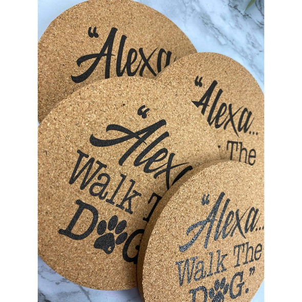 Alexa Walk The Dog Coasters