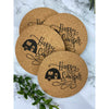 Happy Camper With Heart Cork Coasters