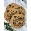 If Only Sarcasm Burned Calories Cork Coasters