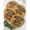 Fuckity Fuck Fuck Fuck Cork Coasters