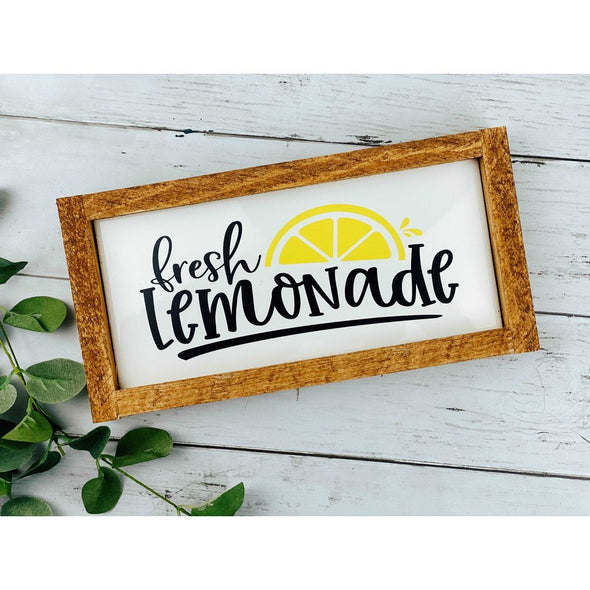 Fresh Lemonade Subway Tile Sign
