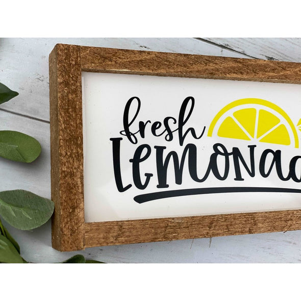 Fresh Lemonade Subway Tile Sign