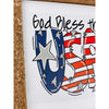 God Bless The USA Subway Tile Sign