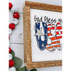 God Bless The USA Subway Tile Sign