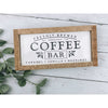 Coffee Bar Subway Tile Sign