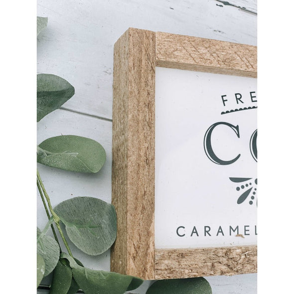 Coffee Bar Subway Tile Sign