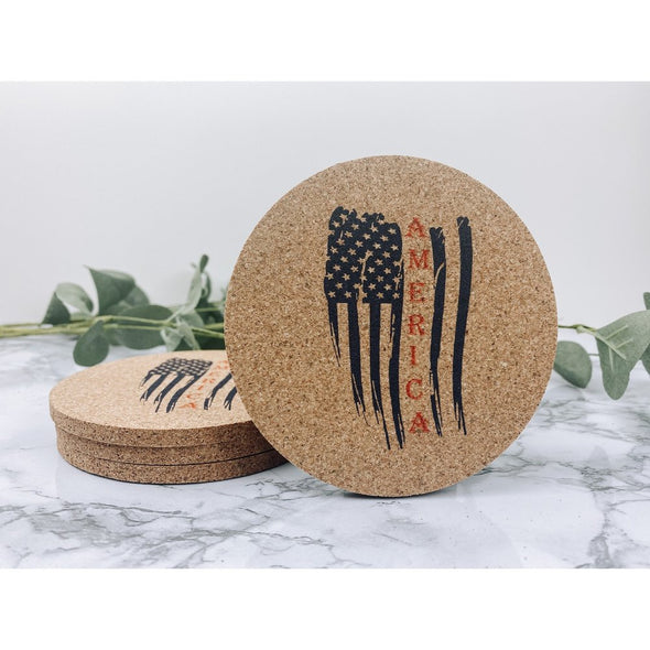 tattered flag, american flag, tattered flag coasters, drink coasters, beverage coasters