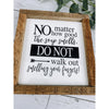 no matter how good the soap smells subway tile sign