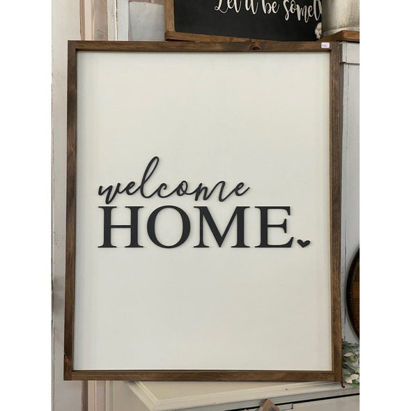 Welcome Home Wood Sign