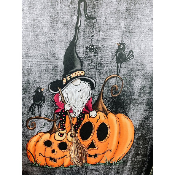  Halloween Gnome With Pumpkins Sign