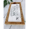 mom's kitchen subway tile sign
