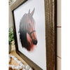 Watercolor Horse With Braids Wood Sign