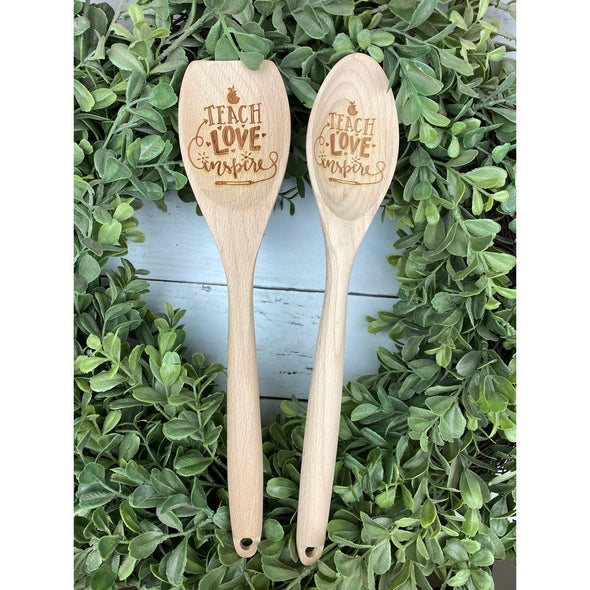 Teach Love Inspire Wooden Spoon