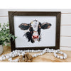 Watercolor Cow Wood Sign