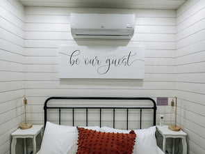 Be Our Guest Bedroom Canvas Sign