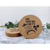 live everyday like it's taco tuesday, taco tuesday, beverage coasters, drink coasters