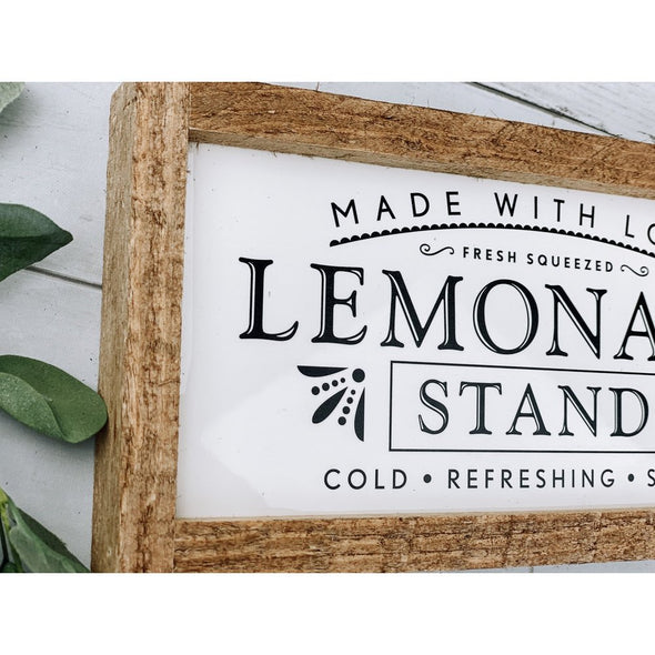 Lemonade Stand Subway Tile Sign