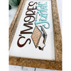 s'mores junkie camping subway tile sign
