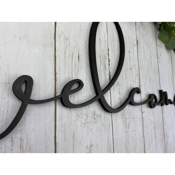Welcome Wood Cut Word (aubrielle)