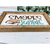 s'mores junkie camping subway tile sign